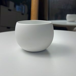 Crate&Barrel Small White Porcelain Trinket Dish